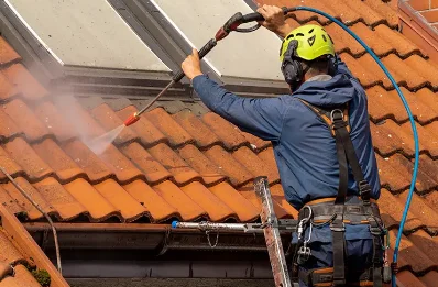 Démoussage et hydrofuge de toiture à Apchon